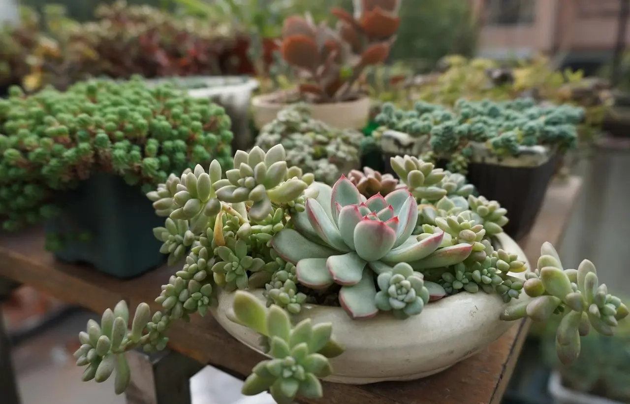 Quali sono le piante grasse pendenti più belle per vasi appesi? Il Sedum e il Senecio